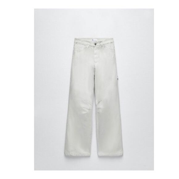 Zara Relaxed Fit Utility Jeans - Picture 3 of 16